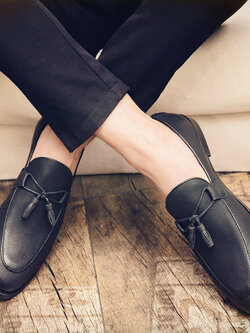 รองเท้าหนังผู้ชาย มีไซส์39-44 รองเท้าโลฟเฟอร์ชาย Slip-On Shoes