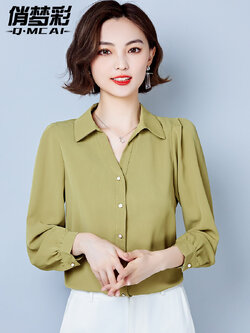 เสื้อชีฟอง เสื้อแฟชั่นสุภาพสตรีวัยผู้ใหญ่ มีไซต์ อก34นิ้ว-43นิ้ว