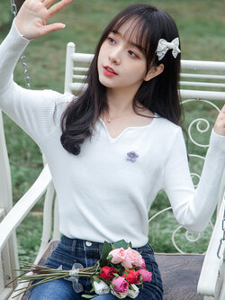 เสื้อผ้าวัยรุ่นเกาหลี เสื้อยืดวัยรุ่นผู้หญิง มีขนาด S M L XL