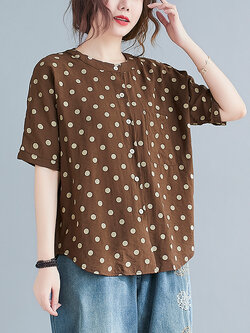 เสื้อผ้าฝ้าย ผ้าลินิน สไตล์วินเทจ