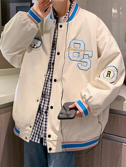 เสื้อแจ็คเก็ตเบสบอล เสื้อคลุม เสื้อแขนยาวสไตล์เกาหลี