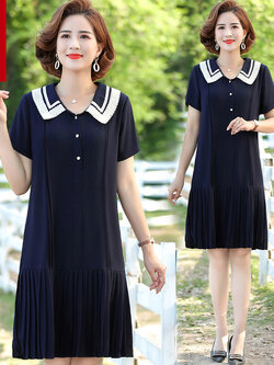 เดรสวัยผู้ใหญ่40-60ปี เดรสคุณแม่ ชุดเดรสทำงานวัยผู้ใหญ่ แบรนด์ MAMA DRESS