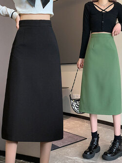 กระโปรงยาว กระโปรงยาวทรงเอ กระโปรงทำงาน