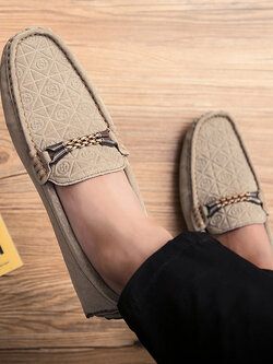 รองเท้าหนังผู้ชาย มีไซส์39-44 รองเท้าโลฟเฟอร์ชาย Slip-On Shoes