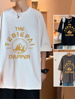 เสื้อยืดผู้ชายอ้วน M-5XL