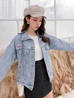 เสื้อแจ็กเก็ตยีนส์ เสื้อคลุมยีนส์คนอ้วน แจ็คเกตยีนส์ Bigsize มีไซส์L-5XL