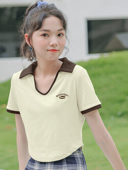 เสื้อผ้าวัยรุ่นเกาหลี เสื้อยืดวัยรุ่นผู้หญิง มีขนาด S M L XL