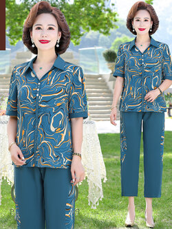 เสื้อผ้าคุณแม่วัย 60 เสื้อคนแก่ผู้หญิงวัย60