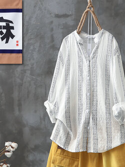 เสื้อเชิ้ตผ้าฝ้ายลินิน ขายเสื้อเชิ้ต ผ้าลินิน เสื้อเชิ้ตผ้าฝ้ายผู้หญิง