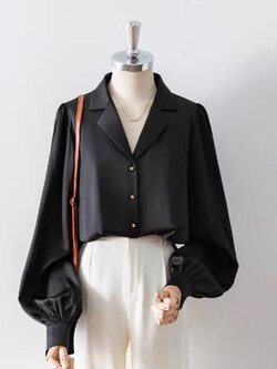 เสื้อสีดำสุภาพ เรียบหรู ดูดี เหมาะกับทุกโอกาส | เสื้อผู้หญิงสุภาพ