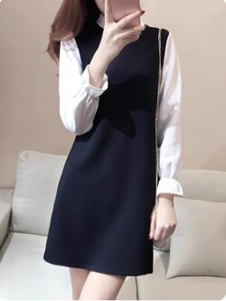 เดรสสีดำสุภาพ เรียบหรู ดูดี เหมาะกับทุกโอกาส | เดรสผู้หญิงแฟชั่นสุภาพ