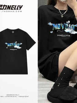 เสื้อยืดคอกลม ผู้ชาย เสื้อยืดผู้ชายเกาหลี เสื้อยืดเกาหลี แบรนด์ NELLY