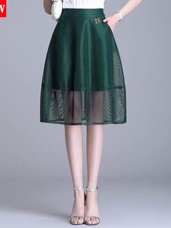 กระโปรงยาว กระโปรงยาวทรงเอ กระโปรงทำงาน