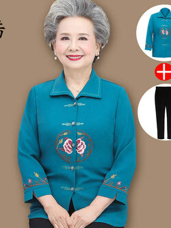 เสื้อคุณยาย เสื้อผู้วัยอายุ60-70ปี เสื้ออาม่า เสื้อผู้สูงอายุ