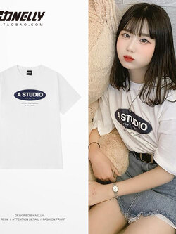 เสื้อยืดคอกลม ผู้ชาย เสื้อยืดผู้ชายเกาหลี เสื้อยืดเกาหลี แบรนด์ NELLY