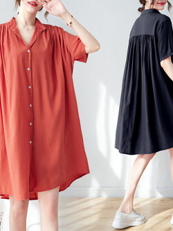 เสื้อลินินคนอ้วน เสื้อทีเชิ้ตคนอ้วนผู้หญิง เสื้อทีเชิ้ตตัวใหญ่ By Literary Plus size