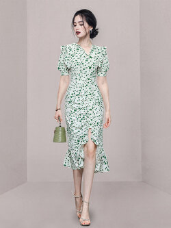 ชุดเดรสรัดรูป ชุดเดรสรัดรูปยาว เดรสเซ็กส์ซี่ By.SHACOS