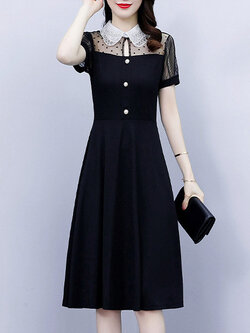 เดรสไซส์ใหญ่ ชุดเดรสสาวพลัสไซส์ เดรสเรียบหรู ไซส์ใหญ่ BY SHUYA