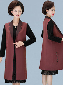 เดรสวัยผู้ใหญ่40-60ปีเดรสคุณแม่