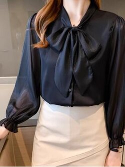 เสื้อสีดำสุภาพ เรียบหรู ดูดี เหมาะกับทุกโอกาส | เสื้อผู้หญิงสุภาพ