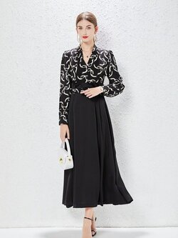 ชุดเดรสยาวสวยๆ ชุดเดรสยาวใส่สบาย ใส่ทำงาน