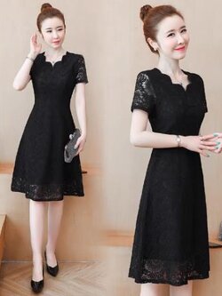 เดรสสีดำสุภาพ เรียบหรู ดูดี เหมาะกับทุกโอกาส | เดรสผู้หญิงแฟชั่นสุภาพ