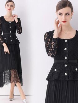 เดรสสีดำสุภาพ เรียบหรู ดูดี เหมาะกับทุกโอกาส | เดรสผู้หญิงแฟชั่นสุภาพ