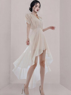 ชุดเดรสยาวสวยๆ ชุดเดรสยาวใส่สบาย ใส่ทำงาน