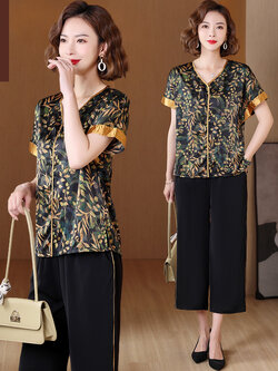 เสื้อผ้าคุณแม่วัย 60 เสื้อคนแก่ผู้หญิงวัย60