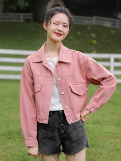 แจ็กเก็ตวัยรุ่น เสื้อคลุมแจ็คเก็ตผู้หญิง เสื้อแจ็คเก็ตกันหนาว