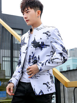 สูท Blazers ผู้ชาย เสื้อคลุมสไตล์สูท สำหรับผู้ชาย