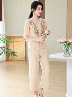 เสื้อผ้าคุณแม่วัย 60 เสื้อคนแก่ผู้หญิงวัย60