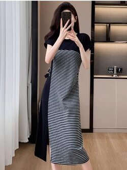 เดรสสีดำสุภาพ เรียบหรู ดูดี เหมาะกับทุกโอกาส | เดรสผู้หญิงแฟชั่นสุภาพ