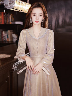 ชุดราตรี ชุดราตรีสวยหรู แบบ ทันสมัย Evening dress