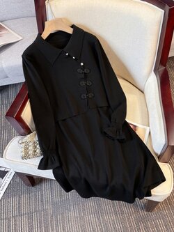 เดรสสาวอวบ มีไซส์ L-4XLอกเสื้อ 38-47 นิ้ว ใส่ได้ทั้งสาวหุ่นดีน่ารักจนถึงสาวอวบพลัสไซส์ จัดส่งฟรี! ทักแชทสั่งซื้อ