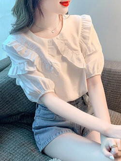 เสื้อเชิ้ตผู้หญิงใส่ทํางาน 390 บาทต่อชิ้น ฟรีค่าจัดส่ง