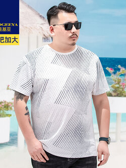เสื้อยืดผู้ชายอ้วน XL-8XL น้ำหนักผู้สวม 60-150 กิโลกรัม