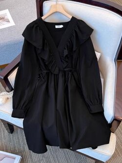 เดรสสีดำสุภาพ เรียบหรู ดูดี เหมาะกับทุกโอกาส | เดรสผู้หญิงแฟชั่นสุภาพ