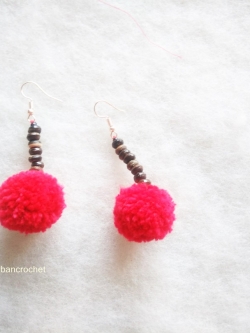  ต่างหูถักโครเชต์ crochet earrings 