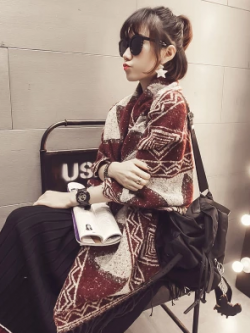 ผ้าพันคอ/ผ้าคลุมไหล่ กันหนาว เนื้อนุ่ม ลายแดงขาว เกาหลี งานดีค่ะ พร้อมส่ง same pic