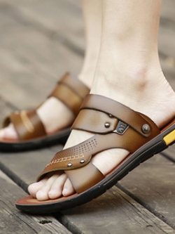 รองเท้าแตะผู้ชาย รองเท้าแตะ และรัดส้น ผู้ชาย รองเท้าสลิปเปอร์