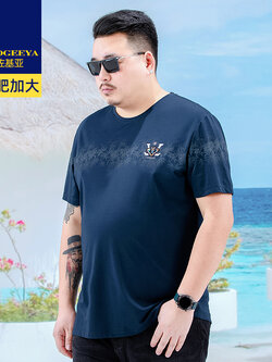 เสื้อยืดผู้ชายอ้วน XL-8XL น้ำหนักผู้สวม 60-150 กิโลกรัม