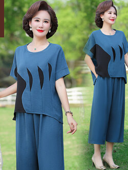 เสื้อผ้าคุณแม่วัย 60 เสื้อคนแก่ผู้หญิงวัย60