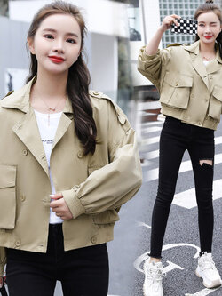 แจ็คเก็ต เสื้อคลุมแจ็คเก็ต เสื้อคลุมป้องกันแดด เสื้อแจ๊คเก็ตแขนยาว Dickey