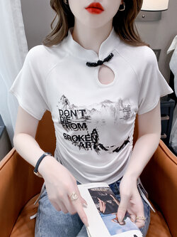 เสื้อผ้าวัยรุ่นเกาหลี เสื้อยืดวัยรุ่นผู้หญิง มีขนาด S M L XL