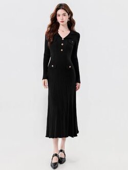 เดรสสีดำสุภาพ เรียบหรู ดูดี เหมาะกับทุกโอกาส | เดรสผู้หญิงแฟชั่นสุภาพ