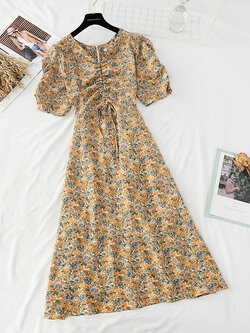 เดรสชีฟอง เดรสลายดอกไม้ Fairy House