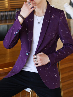 สูท Blazers ผู้ชาย เสื้อคลุมสไตล์สูท สำหรับผู้ชาย