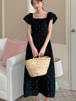 เดรสสีดำสุภาพ เรียบหรู ดูดี เหมาะกับทุกโอกาส | เดรสผู้หญิงแฟชั่นสุภาพ