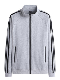 เสื้อคลุมแจ็คเก็ต เสื้อกันหนาวคนอ้วน M-8XL